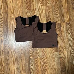 Brown Sports Bra